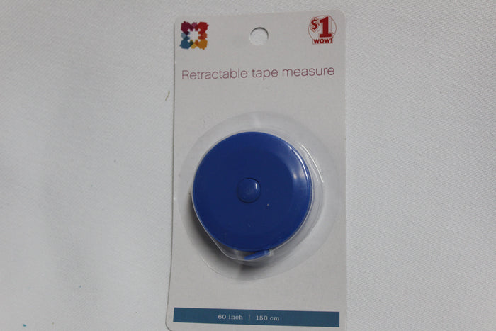 Retractable Tape Measure, 60"
