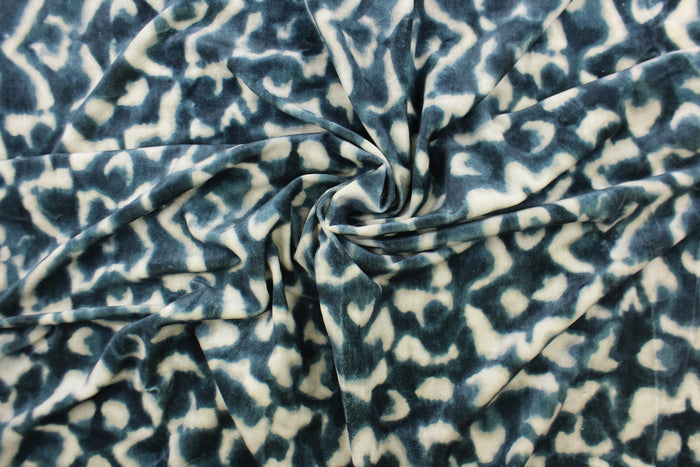 This woven upholstery weight fabric in indigo blue and white is suited for uses that requires a more durable fabric.  The reinforced backing makes it great for upholstery projects including sofas, chairs, dining chairs, pillows, handbags and craft projects.  It is soft and pliable and would make a great accent to any room.