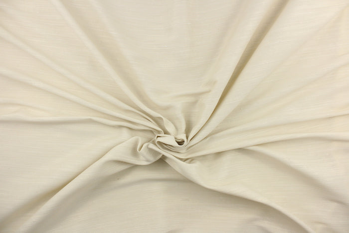 This multi-purpose mock linen in the color linen would be great for home decor, window treatments, pillows, duvet covers, tote bags and more.  We offer this fabric in other colors.