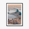 Rio de Janeiro Skyline Fine Art Photo Print, Brazil Wall Poster, Sugarloaf, Botafogo, Corcovado