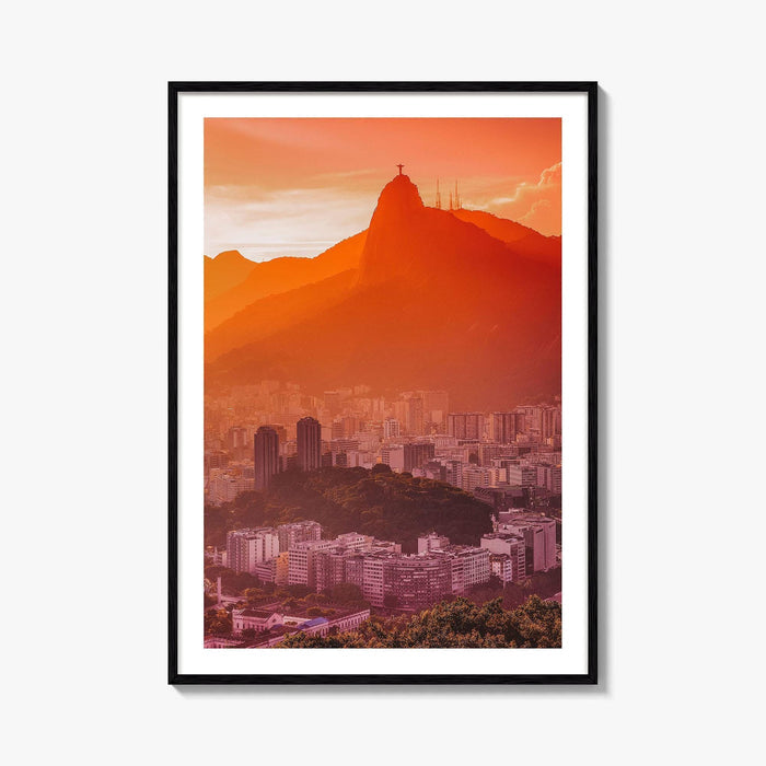 Rio de Janeiro Skyline Fine Art Photo Print, Botafogo, Guanabara Bay Brazil Poster,