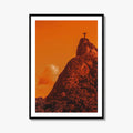 Rio de Janeiro Fine Art Photo Print, Christ the Redeemer, Brazil, Wall Decor Poster