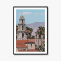 Riverside Fine Art Photo Print, Downtown City Center, California Wall Decor Poster, USA