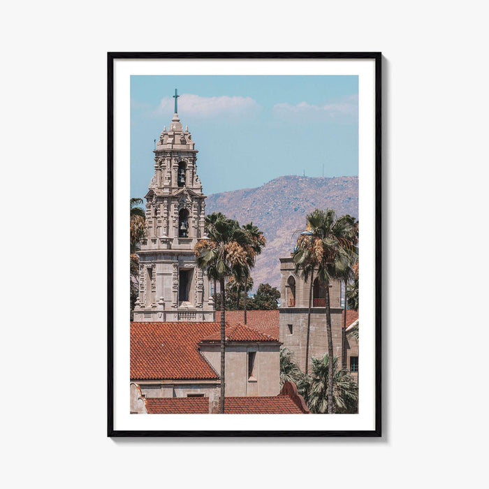 Riverside Fine Art Photo Print, Downtown City Center, California Wall Decor Poster, USA
