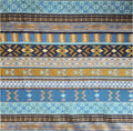 Robert Allen Pueblo Stripe Tapestry Fabric in Azure