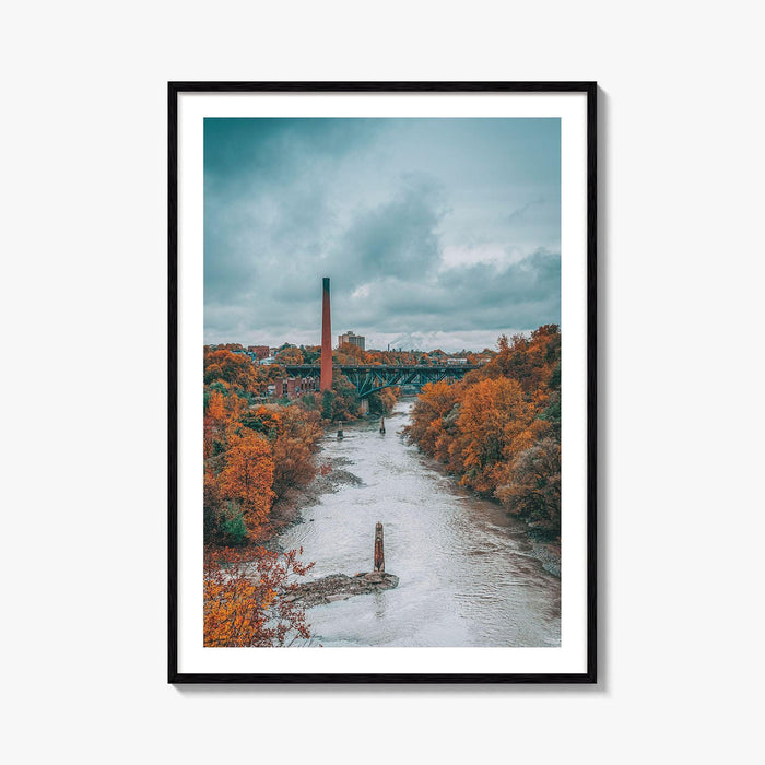 Rochester New York Fine Art Photo Print, Genesee River, Autumn, Wall Poster