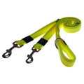 Rogz Multi-Lead Dayglow Yellow Lge