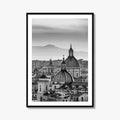 Rome Black and White Fine Art Photo Print, Castel Sant'Angelo Vatican Italy Poster
