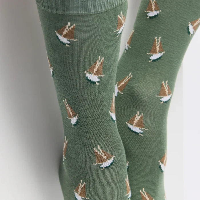 Sailboat Socks by Maison Broussaud x Armor-Lux