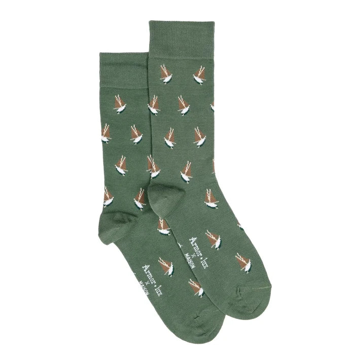 Sailboat Socks by Maison Broussaud x Armor-Lux