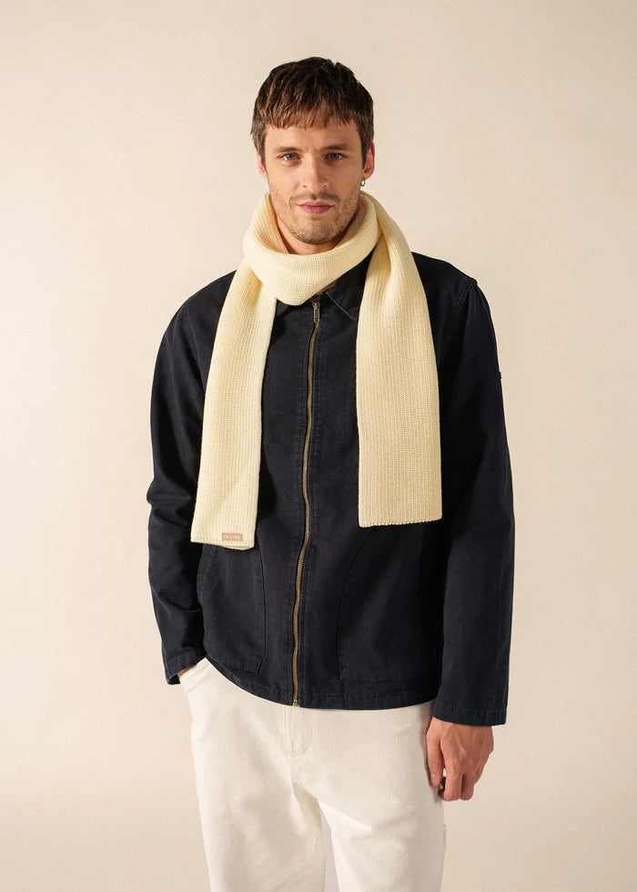 Saint James Pure Wool Classic Knit´Canoe’ Scarf