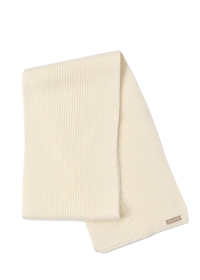 Saint James Pure Wool Classic Knit´Canoe’ Scarf
