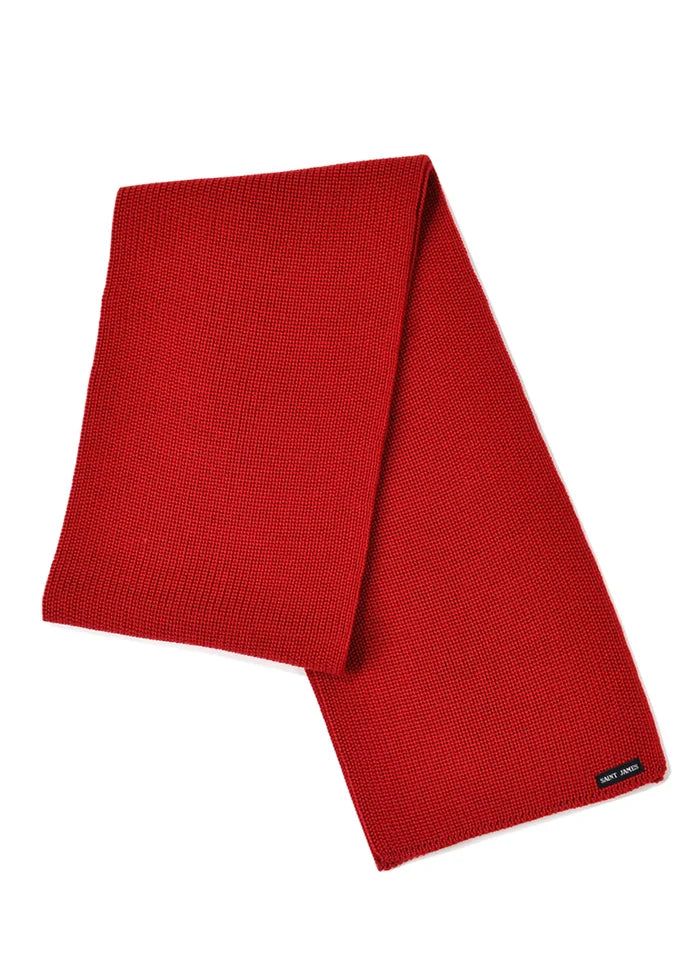Saint James Pure Wool Classic Knit´Canoe’ Scarf