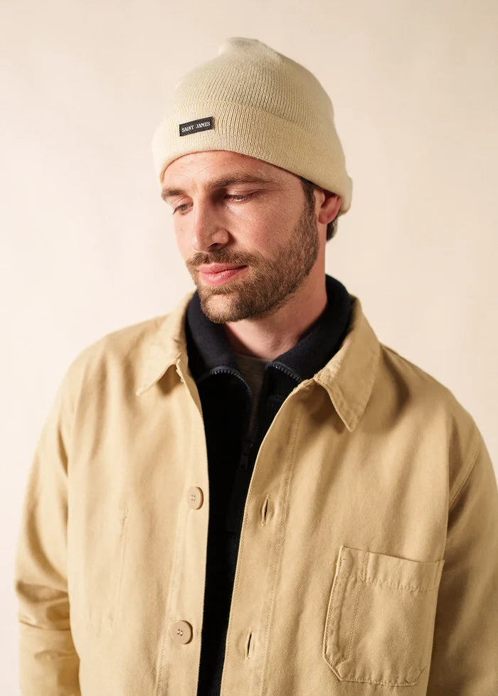 Saint James Pure Wool Fine Knit´Unis’ Beanie