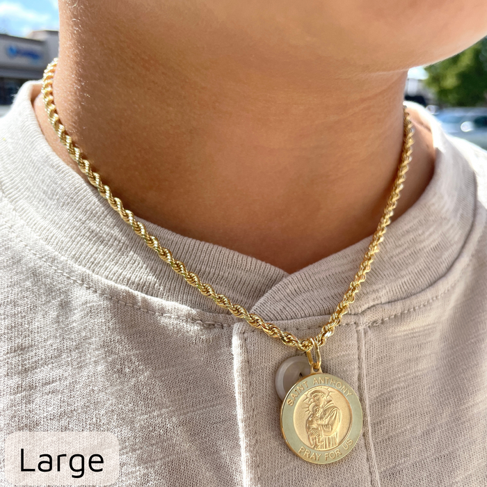 Saint Anthony Pendant - Happy Jewelers Fine Jewelry Lifetime Warranty