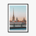 Saint Petersburg Fine Art Photo Print, Peter and Paul Cathedral, Hare Island, Russia Poster