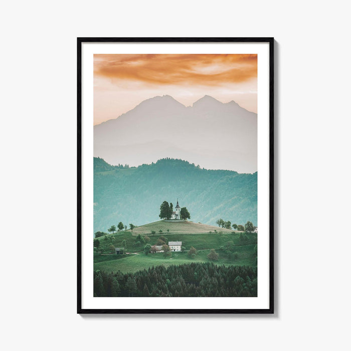 Saint Thomas Slovenia Fine Art Photo Print, Sveti Tomaz Church, Skofja Loka Poster