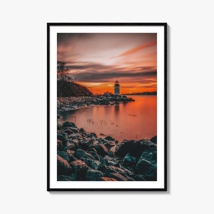 Salem Massachusetts Fine Art Photo Print, Fort Pickering Lighthouse, Winter Island, Wall Decor, Poster