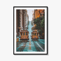San Francisco Fine Art Photo Print, Cable Car, California Street, USA, Poster