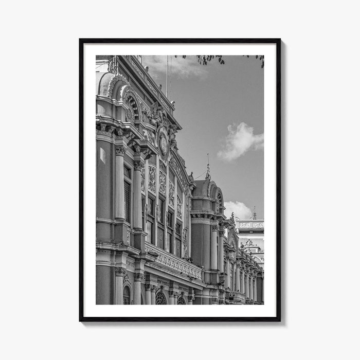 San Jose Costa Rica Black and White Fine Art Photo Print, City Wall Poster
