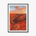 Goosenecks State Park Fine Art Photo Print, San Juan River Canyon, Utah Wall Poster