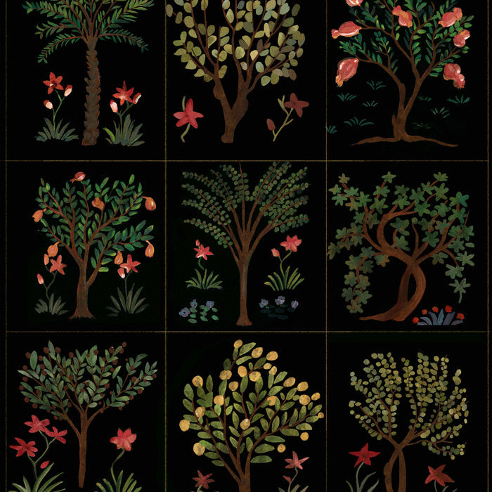 San Patrignano Persian Garden Wallpaper - Original Scale