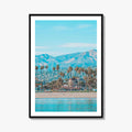 Santa Barbara Fine Art Photo Print, Mediterranean Style, California, USA Wall Decor Poster