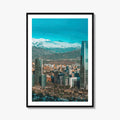 Santiago de Chile Skyline Fine Art Photo Print, Poster, Las Condes Wall Decor