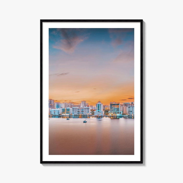 Sarasota Skyline Fine Art Photo Print, Florida USA, Wall Decor Poster