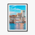 Savannah Skyline Fine Art Photo Print, GA USA Riverfront, Wall Art Poster