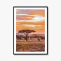 Serengeti Tanzania Fine Art Photo Print, Africa Wall Decor Poster, Safari Savanna, Acacia Trees
