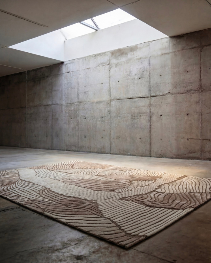 SERRA Wool & Viscose Rug - Hand-tufted