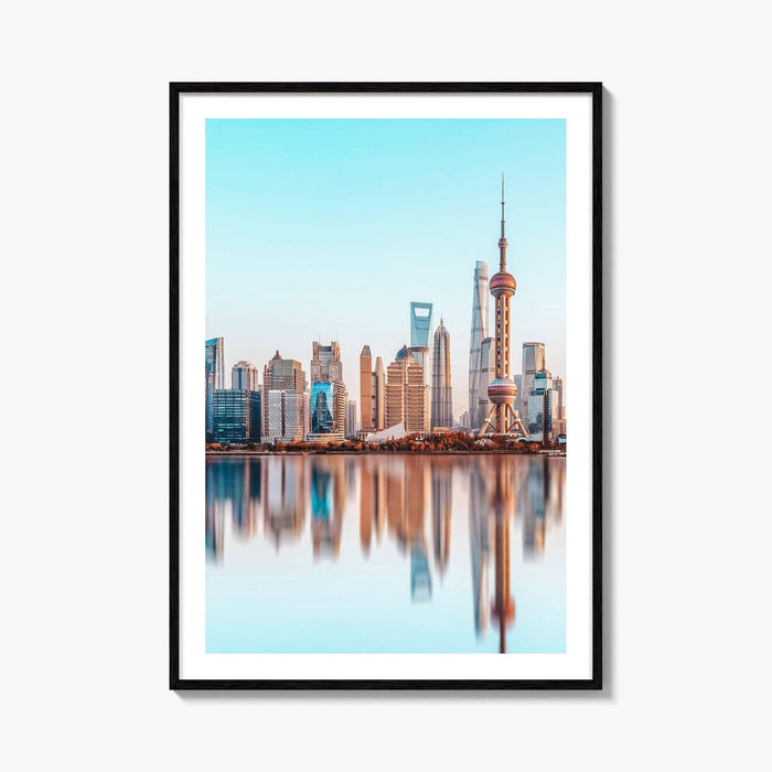 Shanghai Skyline Fine Art Photo Print, Wall Poster, Pudong, China