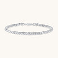 Silver Franco Chain Bracelet - Happy Jewelers Fine Jewelry Lifetime Warranty