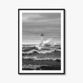 Sodus Point Lighthouse Black and White Fine Art Photo Print, Lake Ontario Poster