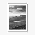 Table Rock State Park Black and White Fine Art Photo Print, South Carolina Poster