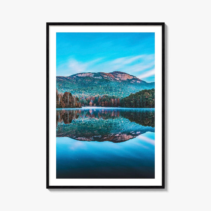 Table Rock State Park Fine Art Photo Print, Pinnacle Lake, Greenville SC Poster