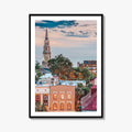 Charleston South Carolina Skyline Fine Art Photo Print, Wall Poster, USA