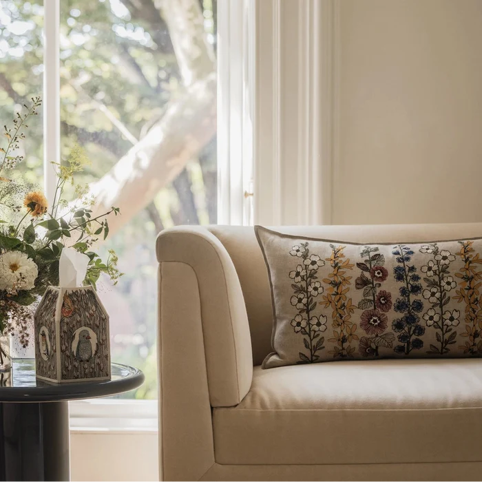 Spring Stems Lumbar Pillow