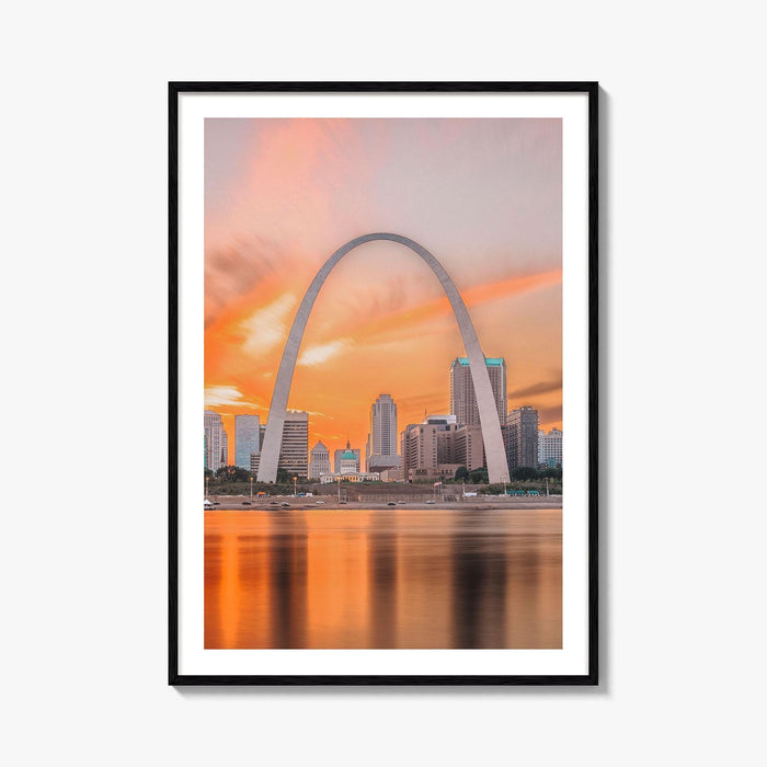 St Louis Fine Art Photo Print, Missouri USA, Mississippi River, STL, Wall Decor Poster