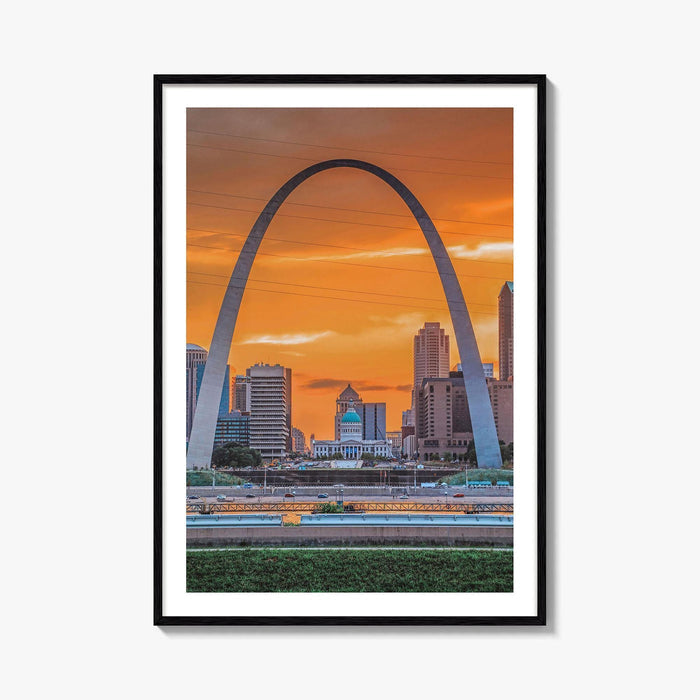 St Louis Fine Art Photo Print, Gateway Arch, Missouri USA, Wall Decor Poster