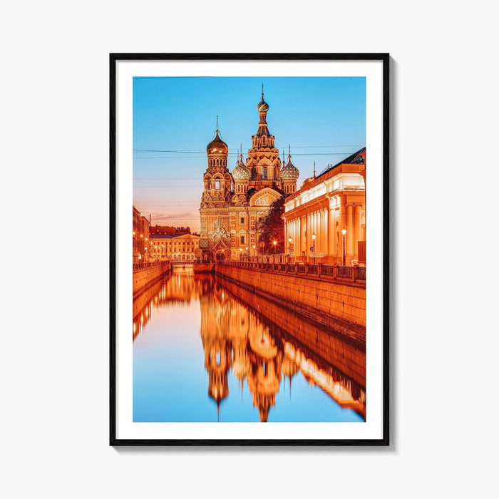 St Petersburg Fine Art Photo Print, Russia, Savior On Spilled Blood, Poster
