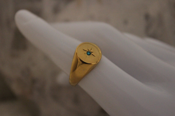 Star Signet Ring