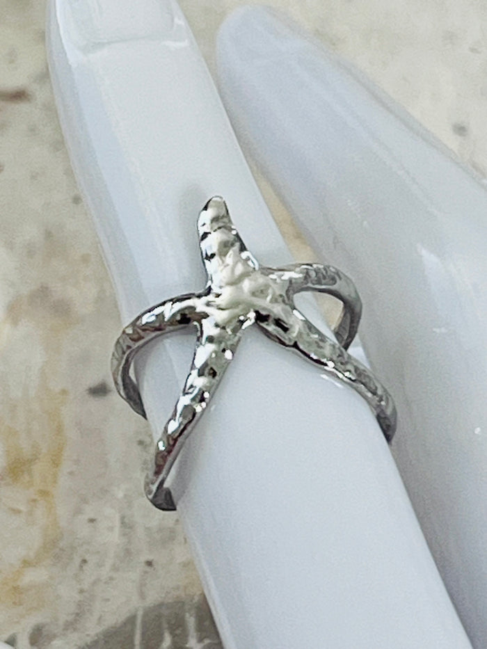 Starfish Textured Ring