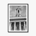 State College Black and White Fine Art Photo Print, Old Main University Park Poster