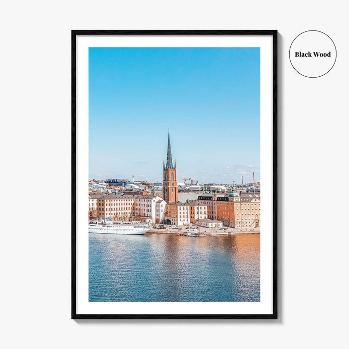 Stockholm Skyline Fine Art Photo Print, Sweden Wall Decor, City Poster