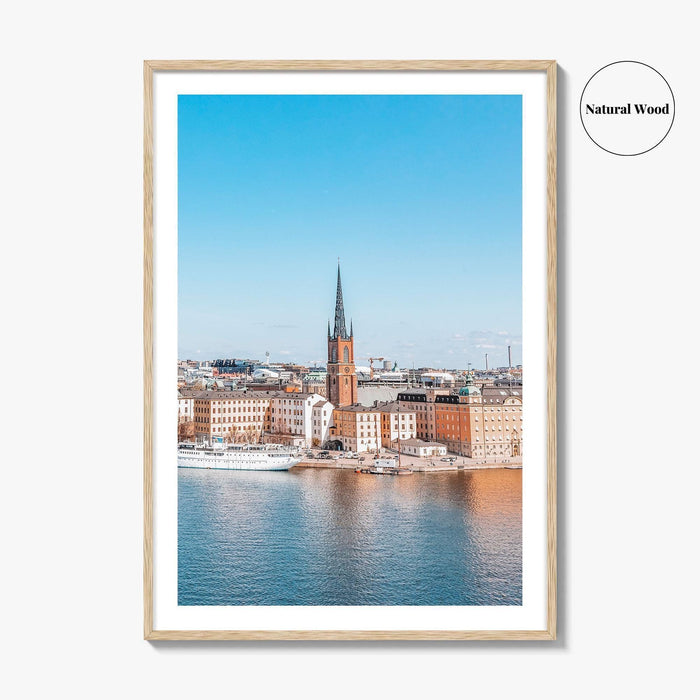Stockholm Skyline Fine Art Photo Print, Sweden Wall Decor, City Poster