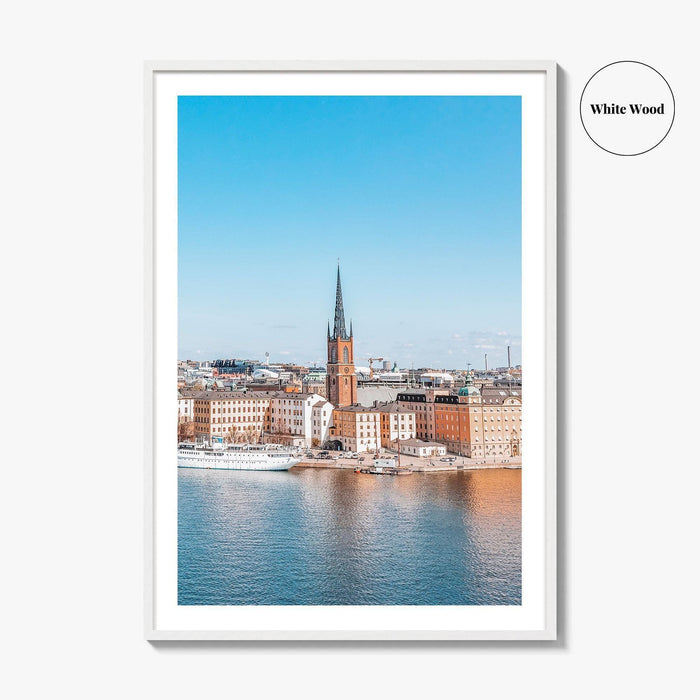 Stockholm Skyline Fine Art Photo Print, Sweden Wall Decor, City Poster