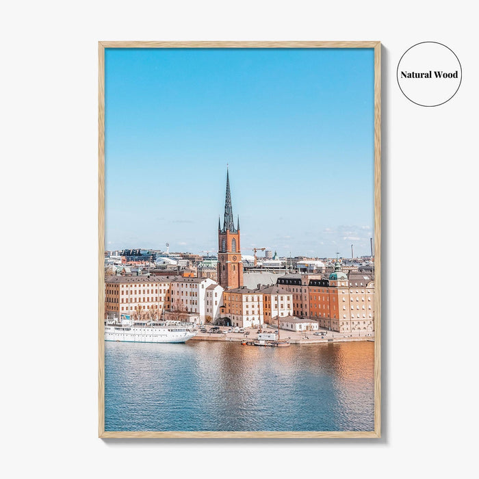Stockholm Skyline Fine Art Photo Print, Sweden Wall Decor, City Poster