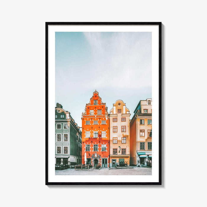 Stockholm Fine Art Photo Print, Stortorget Gamla Stan, Sweden Wall Poster, Architecture